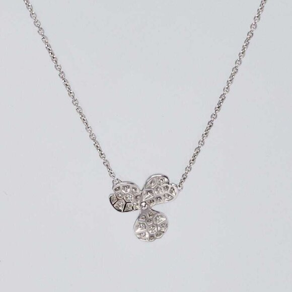 Tiffany & Co. Platinum and Diamond Paper Flowers Pendant Necklace - Picture 1 of 6